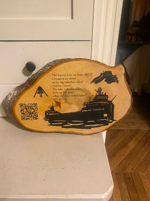 Custom Maple Hardwood Plaque
